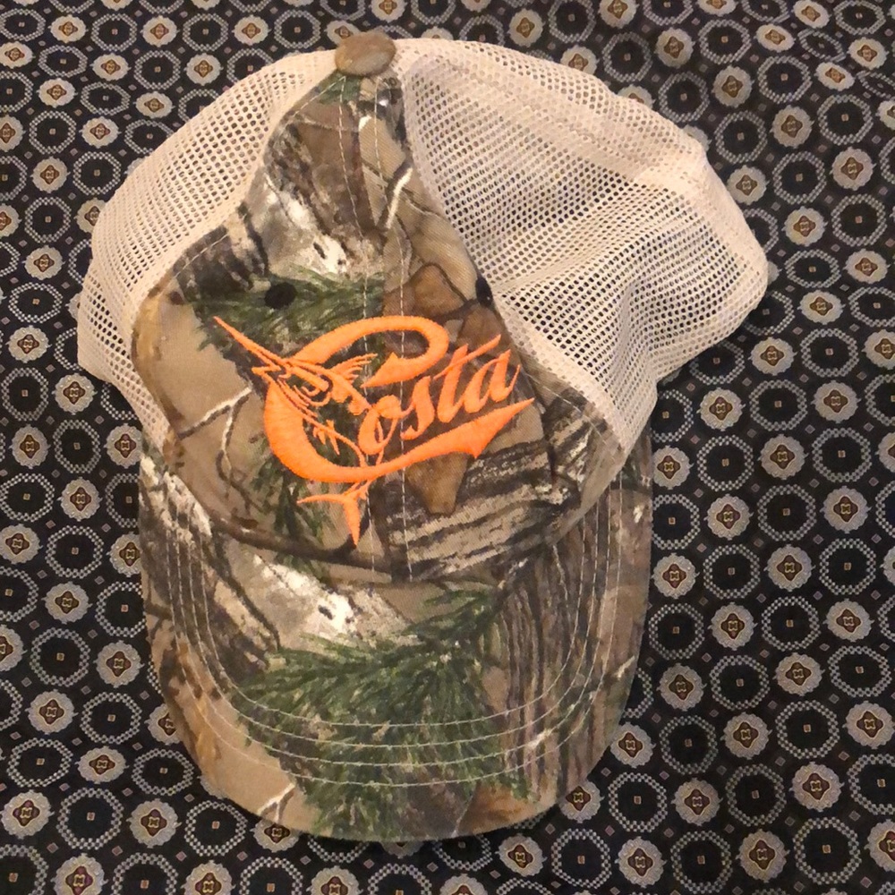Camo, Coast Brand baseball cap
